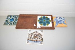 Mixed Lot: 20th Century tiles to include retro editions