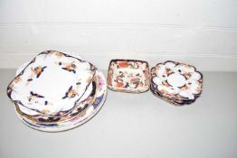 Mixed Lot: Various floral ceramics to include masons mandalay pattern bowl plus various dinner