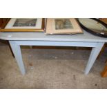 Grey painted dining table