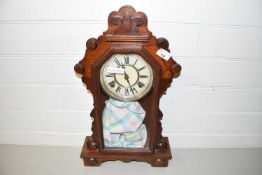 Late 19th Century gingerbread type mantel clock