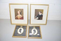 Mixed Lot: Framed royalty prints