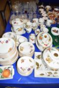 Large quantity of Royal Worcester Evesham pattern tea and table wares