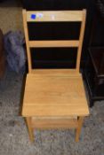 Modern metamorphic folding chair/library steps