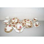 Quantity of Royal Albert Old Country Rose tea wares