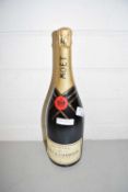 One bottle Moet & Chandon Brut Imperial Champagne 1500ML