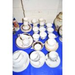 Collection of various tea wares to include Royal Albert Val Dor