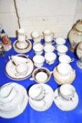 Collection of various tea wares to include Royal Albert Val Dor