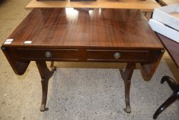 REPRODUCTION MAHOGANY SOFA TABLE