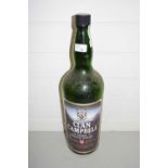 4.5 litre Clan Campbell Nobel Scotch Whisky bottle, empty