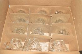 Box of glass cups