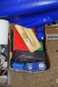 Box of various garage clearance items to include Artic Freeze spray