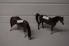 Beswick horse and one other