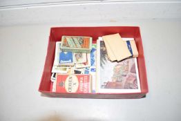 Various assorted cigarette and tea cards