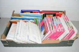 Box of various Ordnance Survey maps and others