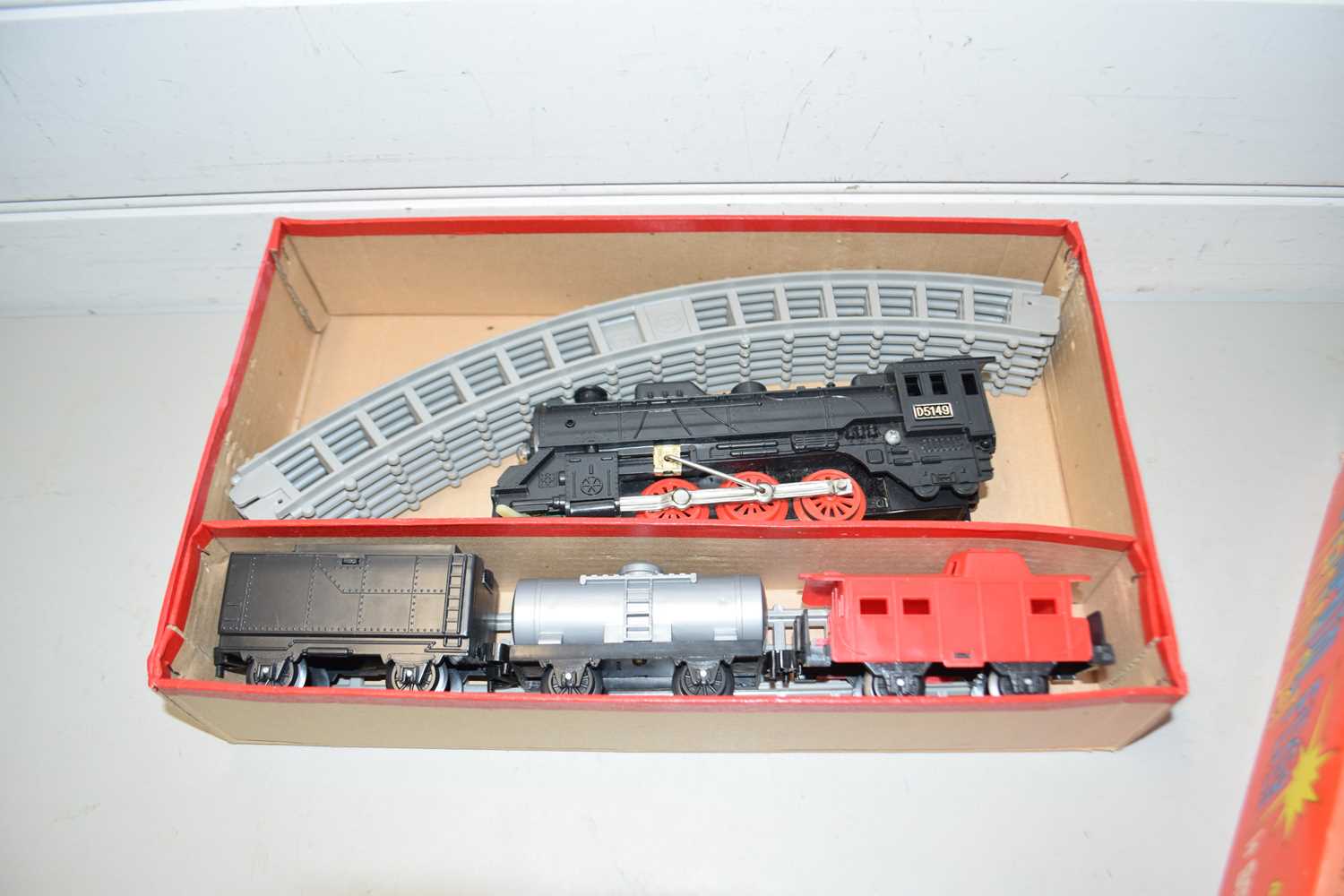 Boxed Continental Flyer train set