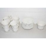 Quantity of Johnson Bros white glazed table wares