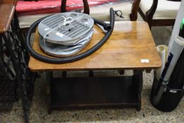 Oak two tier occasional table