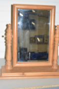 Pipe framed dressing table mirror