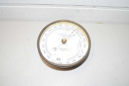 Short & Mason of London brass cased barometer
