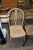 Wheel back kitchen chair