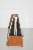 Vintage hardwood cased metronome