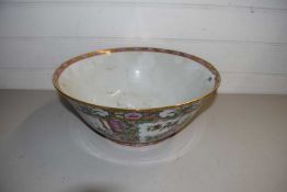 Modern Canton punch bowl