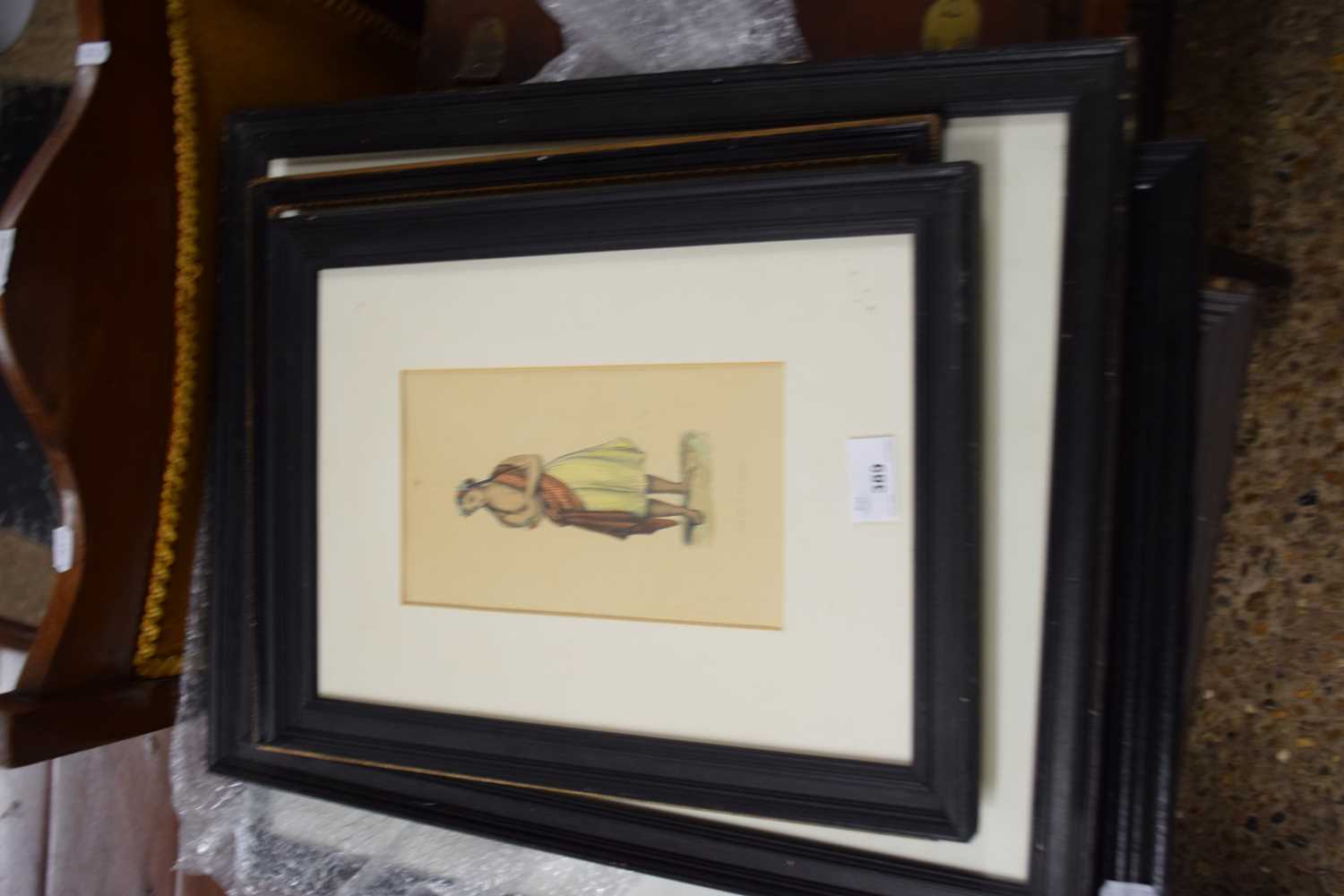 Mixed Lot: Various 19th Century coloured prints and engravings