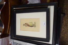 Mixed Lot: Various 19th Century coloured prints and engravings