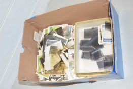 Box of various assorted postcards, photographs etc