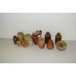 Mixed Lot: Various assorted small stone ware bottles and other items