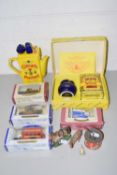 Colmans Mustard boxed presentation set together with various boxed toy vehicles etc