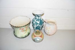 Mixed Lot: Jardiniere, vases etc