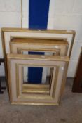 Three gilt picture frames