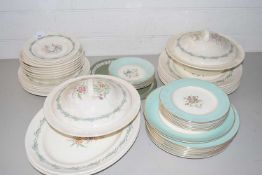 Mixed Lot: Royal Doulton Fairfield table wares together with a quantity of Ducal Strawberry Fair