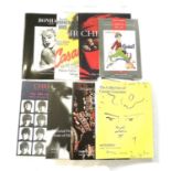 A very large quantity of auction catalogues for popular culture / music / film / television sales