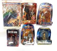 A mixed lot of boxed Dr Who collectibles by Character Options, to include:- Sea Devil with heat