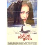 Large framed film poster for The French Lieutenant's Woman (Reisz 1981), featuring Meryl Streep as