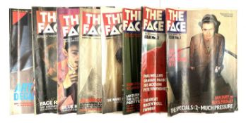 A collection of vintage 1980s 'The Face' magazines. Various issues, non-consecutive