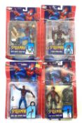 A mixed lot of Toybiz Spider-Man collectible figurines in original boxes, to include: - Street