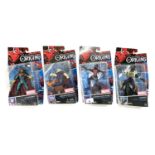 A mixed lot of carded and boxed Spider-Man collectible figurines to include: - Hasbro: Spider-Man