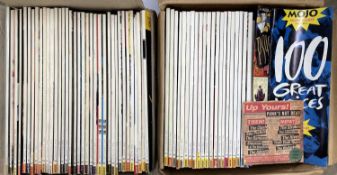 A collection of 1990s MOJO magazine, issues 1 - 57 plus issue 112
