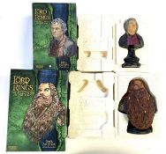 Sideshow Weta Lord of the Rings 1/4 scale busts, to include: - Gimli, son of Gloin - Bilbo Baggins