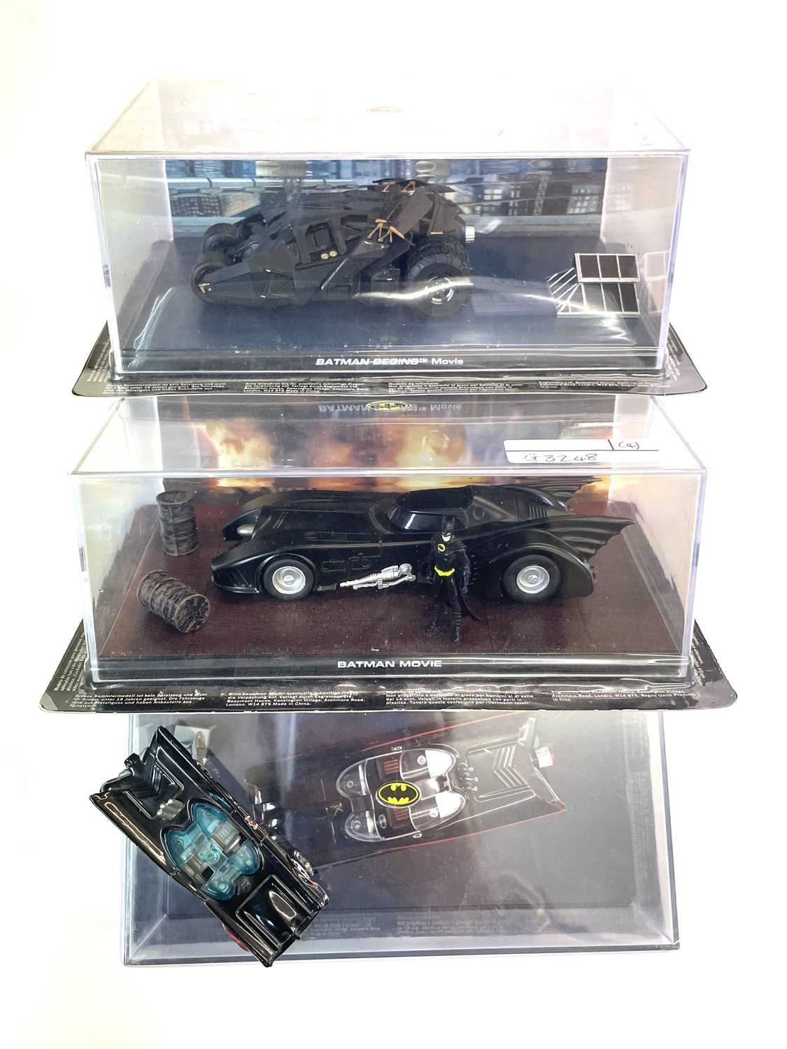 A collection of boxed Batman Vehicle die-cast / plastic models and accessories from Eaglemoss '