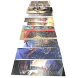 A quantity of official large printed Spider-Man (2002) posters and art prints, all flat in card-