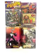 A mixed lot of highly collectible vintage 1990s boxed Marvel figurines by ToyBiz, to include: -