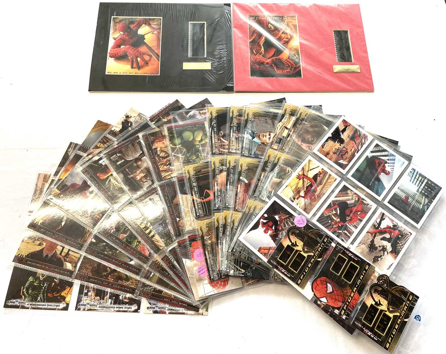 A mixed lot of Spider-Man collectible trading card sets, to include: - 2002 Topps Spider-Man