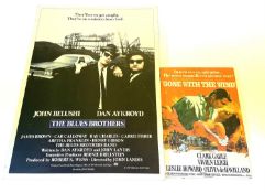 Large Canvas print of The Blue Brothers (Landis 1980) featuring Dan Aykroyd as Elwood Blues and John