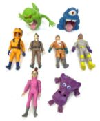 A mixed lot of vintage 1980s Ghostbusters figurines, to include one Kenner example.