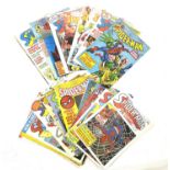 A quantity of vintage 1980s Spider-Man comic books