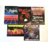 A selection of vintage Hard Rock / Heavy Metal tour programmes to include: - Meat Loaf 'Lost Boys